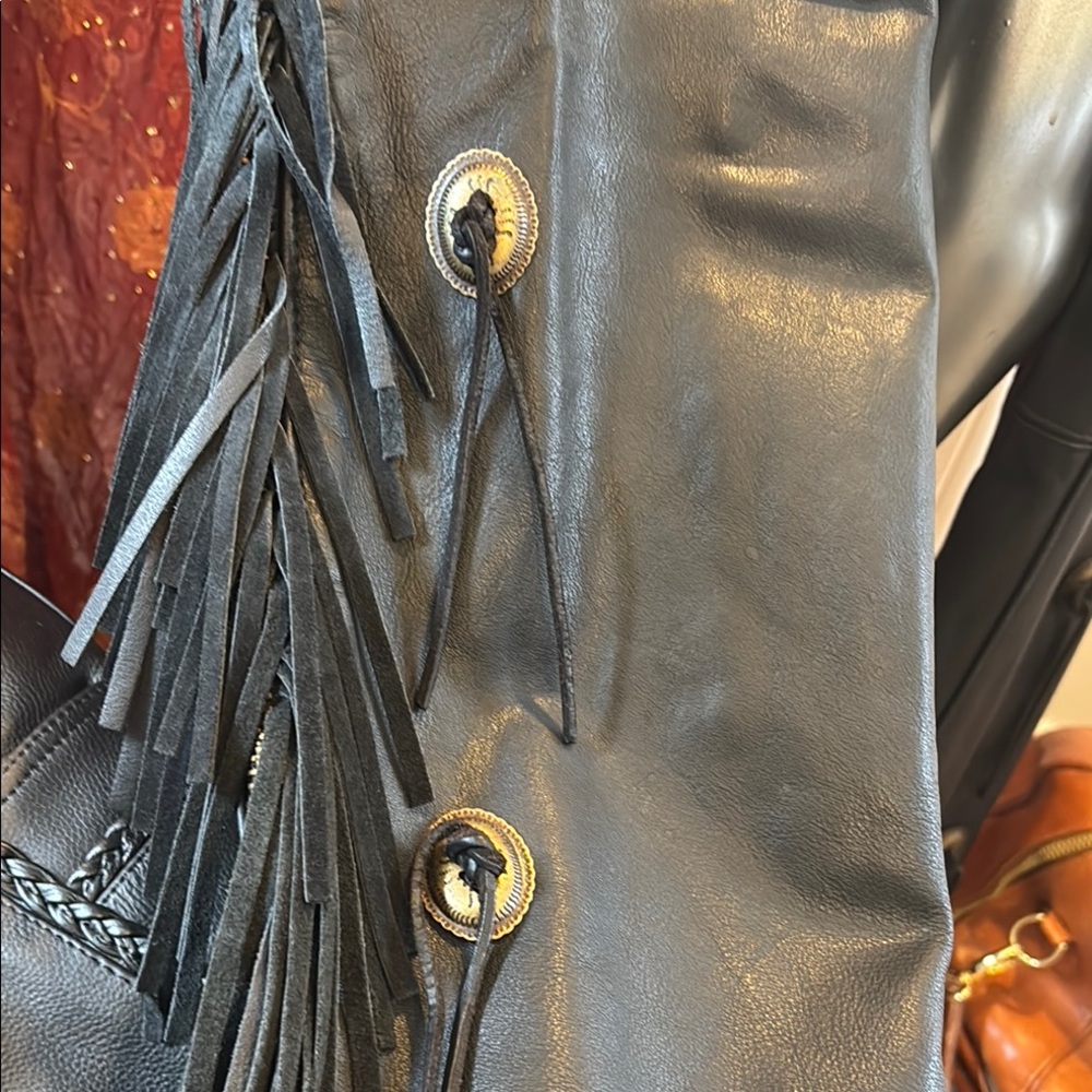 Women’s Leather  Chaps - Picture 4 of 10